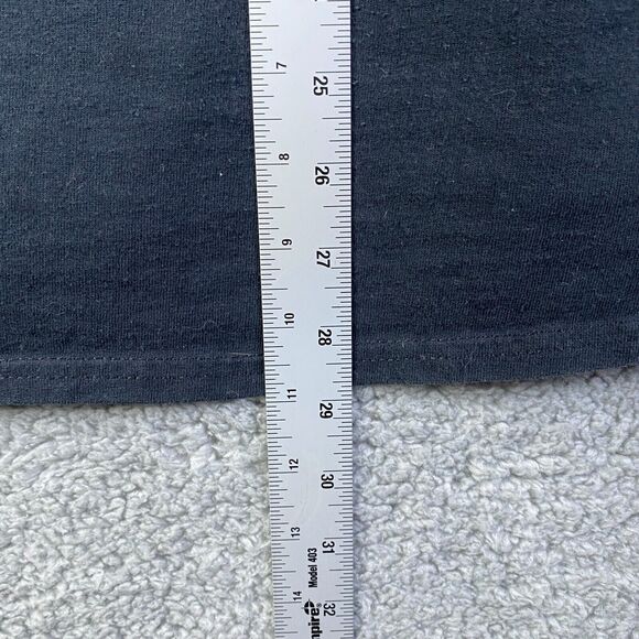 Eldon Shirt Mens Extra Large XL Black Crew Neck Short Sleeve Graphic - Picture 8 of 12